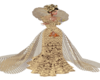 Golden Christmas dressUA