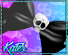 K-Skull Bow Black