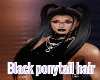 Black Ponytail hair