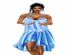 Blue Long Summer Skirt
