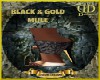 DD*GOLD & BLACK MULES