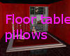 floor table pillows
