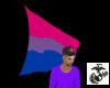 Bi Flying Pride Flag