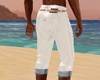beach 3/4 white jeans