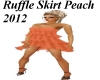 Ruffled Peach Skirt 2012