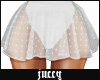 JUCCY Polka Skirt WHITE