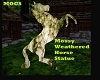 Mossy Horse Statue