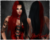 Mafalla hair black red
