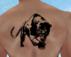 Panther Back Tattoo
