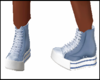 Light Blue Jean Sneakers