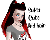 Kids Red and Black hair