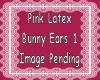 Pink Latex Bunny Ears1