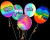 PRIDE room balloons