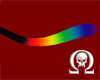 RainbowBlack FatCat Tail