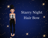 Starry Night Hair Bow