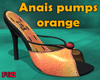 Anais pumps orange