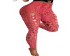 Coral lacey leggings