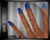 Sr`(2tone;Nails-Blue)
