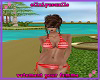 WE! bikini red