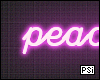 Peachy Neon Sign