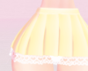 Cute Yellow Heart Skirt