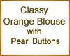Classy Orange Blouse
