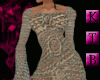 BM Silver Crochet Dress