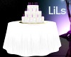 *L* White 3-Tier Cake