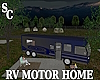 SC Blue RV Motor Home