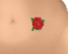 rose tummy tattoo