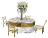 Gold & White Table
