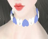 Blue love necklacee