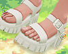 ⁘ cute green sandals