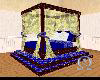 Royale Bed Blue/Gold