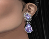 prurple earrings