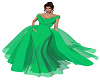 Queen Gown Green