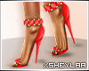 $ Pointed Heels | red