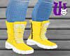 April Rain Boots yellow
