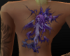 Purple Fans Tattoo