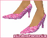 Rose Pink Sparkling Heel