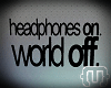 {T} Headphones #1 Wall