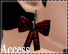 A. Red Bow Earrings