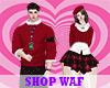 Red Couple Sweater |F