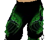 Toxic green Rave shorts