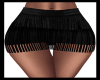 Tasseled Skirt Black