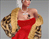 Di* Red Dress Fur