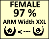 Arm Scaler XXL 97% Femal