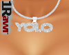 [1R] YOLO Slvr Necklace