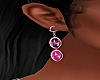 ^F^Pink Earrings