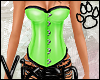  ¨Rubber Corset - Lime